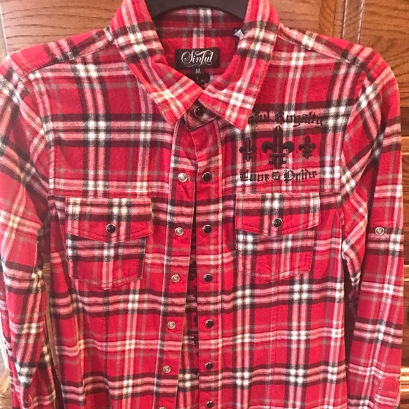 Final Markdownsinful Affliction Flannel 